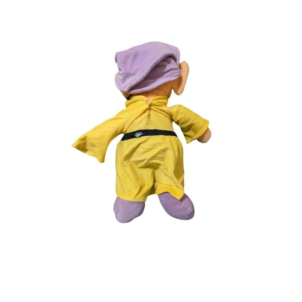 Disney Snow White Dopey Plush 18 inch Seven‎ Dwarfs Vintage Stuffed Toy Yellow